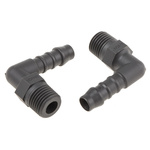 RS PRO Hose Connector, Elbow Hose Tail Adaptor, BSP 1/4in 8mm ID