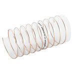 Contitech Clear PUR Reinforced Flexible Ducting, 10m, 24mm Bend Radius