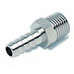 RS PRO Hose Connector Hose Tail Adaptor, BSPT 1/8in 6mm ID, 5 MPa, 50 bar