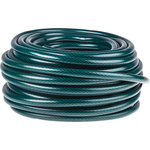 RS PRO Hose Pipe, PVC, 12mm ID, 15.3mm OD, Green, 30m