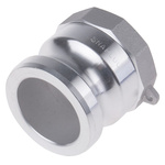 RS PRO Hose Connector, Straight Cam & Groove Adaptor, BSP 2in 2in ID, 17 bar