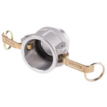 RS PRO Hose Connector, Straight Cam & Groove Coupling, BSP 1-1/2in 1-1/2in ID, 17 bar