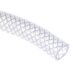 RS PRO Hose Pipe, PVC, 10mm ID, 14mm OD, Clear, 25m