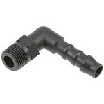 RS PRO Hose Connector, Elbow Hose Tail Adaptor, R 1/8in 6mm ID