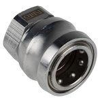 Nito Hose Connector, Straight Threaded Coupling, BSP 3/8in 3/8in ID, 390 bar