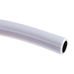 RS PRO Hose Pipe, PVC, 10mm ID, 16mm OD, White, 10m