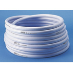 RS PRO Hose Pipe, PVC, 19mm ID, 26mm OD, White, 10m