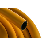 RS PRO Hose Pipe, PVC, 19mm ID, 25.5mm OD, Yellow, 25m