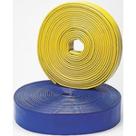 RS PRO Hose Pipe, PVC, 33mm ID, 36.2mm OD, Blue, 20m