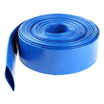 RS PRO Hose Pipe, PVC, 38mm ID, 43.2mm OD, Blue, 10m