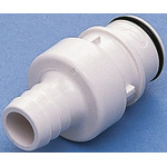 Colder Products Hose Connector, Straight Hose Tail Coupling 1/2in ID, 8.6 bar