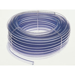 RS PRO Hose Pipe, PUR, 10mm ID, 16mm OD, Clear, 25m