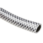 RS PRO Hose Pipe, PVC, 10mm ID, 14mm OD, Black, 30m