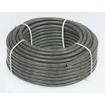 RS PRO Hose Pipe, PVC, 13mm ID, 18mm OD, Black, 30m