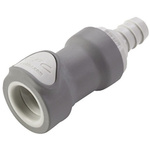 Colder Products Hose Connector, Straight Hose Tail Coupling 1/8in ID, 8.3 bar