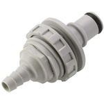 Colder Products Hose Connector, Straight Hose Tail Coupling 3/8in ID, 8.3 bar