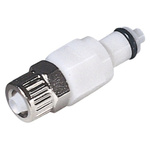 Colder Products Hose Connector, Straight Threaded Coupling, PTF 3/8in 6.4mm ID, 8.3 bar