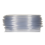 RS PRO Hose Pipe, PVC, 8mm ID, 11mm OD, Clear, 25m