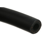 RS PRO Hose Pipe, NBR, 6mm ID, 12mm OD, Black, 25m
