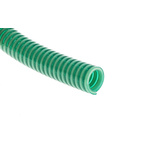 RS PRO Hose Pipe, PVC, 19mm ID, 25.6mm OD, Green, 10m