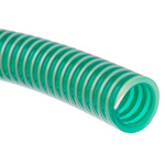 RS PRO Hose Pipe, PVC, 19mm ID, 24.6mm OD, Green, 5m