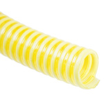 RS PRO Hose Pipe, PVC, 19mm ID, 24.6mm OD, Yellow, 10m