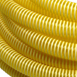 RS PRO Hose Pipe, PVC, 25.4mm ID, 32mm OD, Yellow, 10m