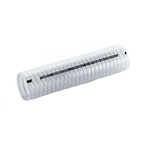 Contitech Vacupress Cristal PVC, Hose Pipe, 50mm ID, 63.5mm OD, Clear, 5m