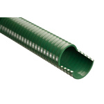 RS PRO Hose Pipe, PVC, 127mm ID, 141mm OD, Green, 10m