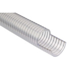 RS PRO Hose Pipe, PVC, 60mm ID, 72mm OD, Clear, 10m