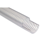 RS PRO Hose Pipe, PVC, 25mm ID, 33mm OD, Clear, 5m