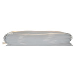 RS PRO Flexible Tube, PTFE, 4mm ID, 6mm OD, Clear, 50m