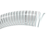 TRICOFLEX Spirabel SNT-S PVC, Hose Pipe, 100mm ID, 112.2mm OD, Clear, 25m