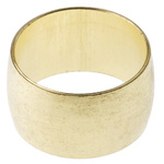 Conex-Banninger Brass Pipe Fitting, Straight Compression Fitting, Female to Female 12mm