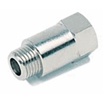 RS PRO Brass Pipe Fitting, Straight Threaded Increaser, Male 1/4in to Female 1/4in