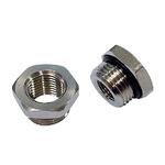RS PRO Brass Pipe Fitting, Straight Threaded Reducer, Male 1/2in to Female 1/4in