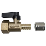 Watts Brass Pipe Fitting, Straight Compression Fitting 1/2in