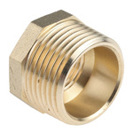 RS PRO Threaded Fitting, Straight Reducer Bush, Male BSP 1in to Female BSP 1/2in