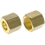RS PRO Brass Compression Fitting, Straight Nut
