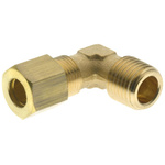 RS PRO Threaded Fitting, Elbow Threaded Adapter, Female Metric M14 to Male BSP 3/8in