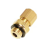Legris Brass Pipe Fitting, Straight Push Fit Stud Fitting, Male BSPP 1/2in BSPP 1/2in 8mm