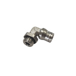 Legris Brass Pipe Fitting, Straight Compression 90° Elbow, Male BSPP 1/8in