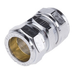 RS PRO Brass Compression Fitting, Straight Coupler