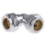 RS PRO Brass Compression Fitting, Elbow Coupler