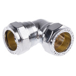 RS PRO Brass Compression Fitting, Elbow Coupler