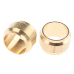 Legris Brass Pipe Fitting, Straight Compression Compression Olive, Female to Female 8mm