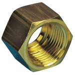 Legris Brass Pipe Fitting Compression Nut, Female Metric M8 to Female 4mm