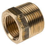 RS PRO Threaded Fitting, Straight Reducer Bush, Male BSPT 3/4in to Female BSPP 1/2in