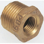RS PRO Threaded Fitting, Straight Reducer Bush, Male BSPT 1in to Female BSPP 3/4in