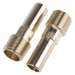 JG Speedfit Brass Pipe Fitting, Straight Push Fit Stem Adapter, Male R 1/2in 15mm